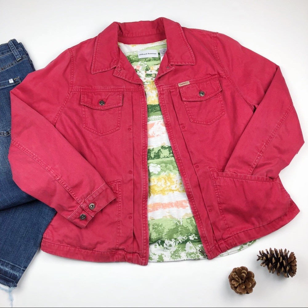 Lauren Ralph Lauren Coral Jean Zip-Up Jacket